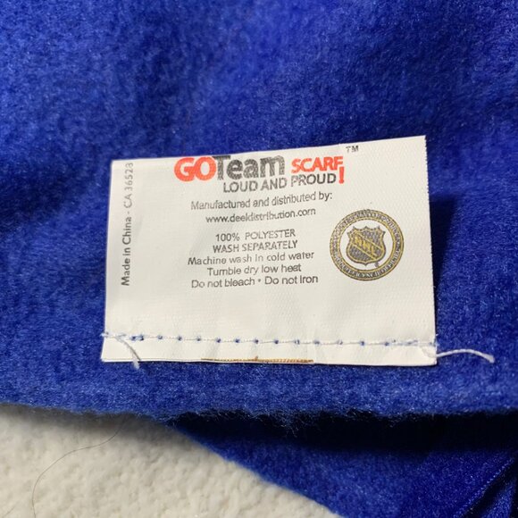 Montreal Canadiens NHL Hockey Fan Winter Fleece Scarf Banner All Over Logo - Picture 4 of 6